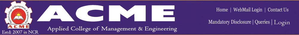 Applied College Of Management And Engineering
